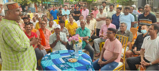 बैरिया जगदंबा नगर में पूर्व मंत्री अजीत कुमार का जनसंवाद, बोले—मौका मिला तो करूंगा क्षेत्र का समुचित विकास